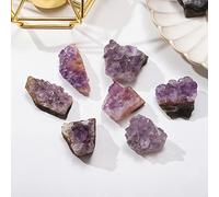 Natural Amethyst Cluster Irregualr Mineral Specimens Lavender Purple Crystal Cluster Raw Ore Decor,Racimo De Amatista,3-4cm