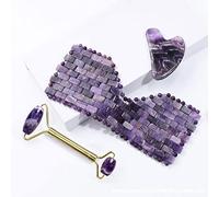 Natural Amethyst Jade Mask Gua Sha Roller Massager For Face Body Gouache Stone Scraper Facial Skin Home Use Devices,type 4