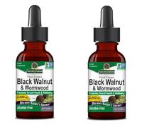 Natural ANswer's BlackWalnut Líquido Fórmula Herbal - 2000 mg, 2 x 30 ml - Soporte digestivo y de limpieza, paquete de 2, 60 ml en total