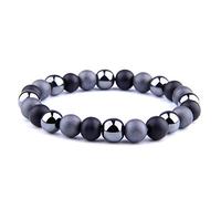 Natural Beads Bracelets Men for Magnetic Health Protection Women Jewelry Obsidian Hematite Bracelet-12_6mm