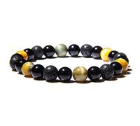 Natural Beads Bracelets Men for Magnetic Health Protection Women Jewelry Obsidian Hematite Bracelet-16_8mm