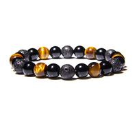 Natural Beads Bracelets Men for Magnetic Health Protection Women Jewelry Obsidian Hematite Bracelet-17_6mm