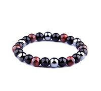 Natural Beads Bracelets Men for Magnetic Health Protection Women Jewelry Obsidian Hematite Bracelet-9_6mm