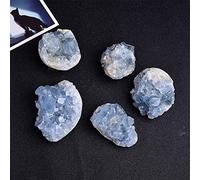 Natural Beautiful Celestite Crystal Raw Druzy Cluster Sky Blue Geode Rough Mineral Specimen,50-60g