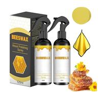 Natural Beeswax Care Spray & Restorer, Beeswax Spray Furniture Polish, Bees Wax Furniture Polish and Cleaner, Natural Bee Swax Sprays and Restorer, for Wood, Protective Conditioning Formula (2)