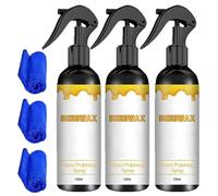 Natural Beeswax Care Spray & Restorer - Beeswax Wood Polishing Spray, for Wood, For Living Room, Kitchen, Furnishings and Wooden Floors - 120 ML (3pcs)