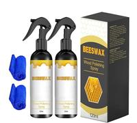 Natural Beeswax Care Spray & Restorer - Beeswax Wood Polishing Spray, for Wood, For Living Room, Kitchen, Furnishings and Wooden Floors - 120 ML (2pcs)