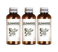 Natural Bellyoff - Aceite de masaje adelgazante a base de hierbas de 30 ml, aceite de drenaje linfático 100 % natural, aceite de masaje de spa, gel de masaje para quemar grasa corporal, moldear la