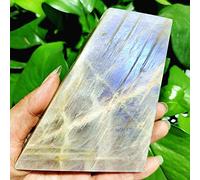 Natural Blue Moonstone Crystals Chips Lrregular Stone Minerals Room Decor And Spiritual Meditation Gemstones Chakra Healing,A32 287g104-86mm