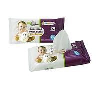 Natural Care BigBuy S2202626 Toallitas Húmedas For My Baby Con Aloe Vera, 24 Uds