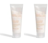 NATURAL CARE Exfoliante Limpiador Facial Cremoso | Exfoliación Suave | Piel Seca y Deshidratada| Vegano de ZIAJA (Paquete de 2)