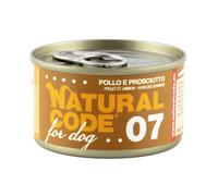 Natural Code 07 - Alimento húmedo para perro - Pollo y jamón - Cantidad: 24 x 90 g