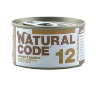 Natural Code 12 - Alimento húmedo para gato - Atún y vaca - Cantidad: 24 x 85 g