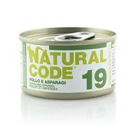 Natural Code 19 - Alimento húmedo para gato - Pollo y espárragos - Cantidad: 24 x 85 g
