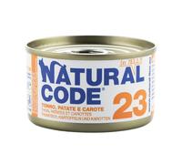 Natural Code 23 - Alimento húmedo para gato - Atún, patata y zanahoria - Cantidad: 85 g