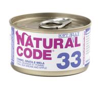 Natural Code 33 - Alimento húmedo para gato - Atún, dorada y manzana - Cantidad: 85 g