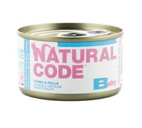 Natural Code B Kitten Baby - Alimento húmedo para gatito - Atún y pollo - Cantidad: 24 x 85 g