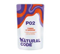 Natural Code P02 - Alimento húmedo para Gato - Atún y sardinas - Cantidad: 70 g