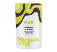 Natural Code P09 - Alimento húmedo para gato - Atún y surimi - Cantidad: 24 x 70 g