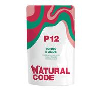 Natural Code P12 - Alimento húmedo para gato - Atún y aloe vera - Cantidad: 24 x 70 g