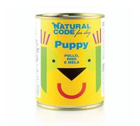 Natural Code Puppy 01 - Alimento húmedo para cachorro - Pollo, arroz y manzana - Cantidad: 400 g