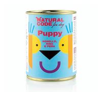 Natural Code Puppy 02 - Alimento húmedo para cachorro - Cordero, arroz y pera - Cantidad: 400 g