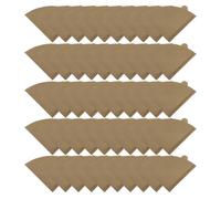 Natural Coffee Filters, Cone V Filter Papers, Clean Smooth Brewing, 50 Piece Coffee Filter Set for Dripping Brewing Home Kitchen Shop Break Room Camping 5.8x4in