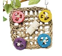 Natural Colorful Bird Toys - Interactive Conure Playground | Stimulating Foraging Training Accessory | Essential Enrichment Supplies For Indoor Cage & Outdoor Aviary Fun