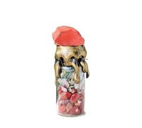 Natural Crystal Colorful Gravel Wish Bottle - Original Stone Drifting Bottle Ornaments(RedJasperBottle7-8cm)