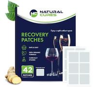 Natural Cures Party Recovery Patch Paquete de 42 - Despierta refrescado, energizado y sin arrepentimientos con nuestro parche de fórmula matutina mejorada 100% natural
