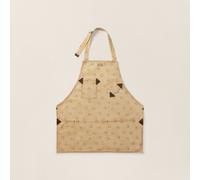 Natural Delantal de loneta estampado TALLA ÚNICA