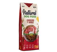 Natural Dog Food Cordero y Ternera - Pienso Premium para Perros Adultos Pequeños y Grandes, Todas Las Razas, Alimento Seco Natural (15 KG.)