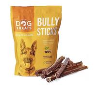 Natural Dog Treats - Nervios de Toro para Mascotas - Tendones Naturales - Snacks Dentales - Chuches Saludables - Sticks 100% Naturales para Higiene - Golosinas Deliciosas - 5 Palitos de 15 cm