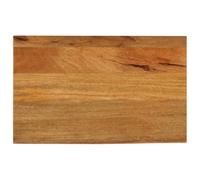Natural Edge Solid Mango Wood Tabletop 40 x 30 x 2,5 cm, perfecto para mesas y mesas de comedor, decoración rústica, duradera y elegante superficie - 370522