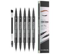 Natural Eyebrow Pen - Lápiz de doble extremo para mujer | Punta 2 en 1 con punta de horquilla más punto de precisión - Herramienta para dar forma a las cejas | 5,79 x 0,35 pulgadas duradero