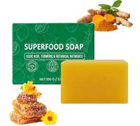 Natural Face Soap, Brightening Facial Cleanser, 100 g Bar Soap with Gentle Care, Botanical Skin Hygiene Solution, Compact Bar with Smooth Build, Daily Shower Bath for Men & Women