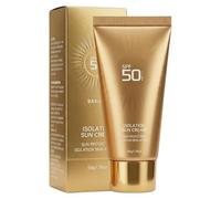Natural Face Sunscreen, Lightweight UV Protection Cream, 50G Sun Block Lotion for Dry Sensitive Oily Mature Skin Travel Outdoor Hiking Beach Running Sports Daily Sun Care Use Face Body Shield