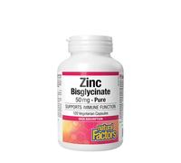Natural Factors Bisglicinato de Zinc 50 mg (120 Cápsulas)