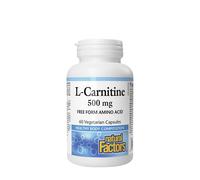 Natural Factors L-Carnitine 500 mg (60 Cápsula)