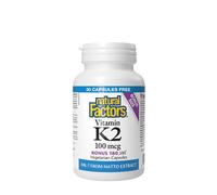 Natural Factors Vitamin K2 100 mcg (60 Cápsula)