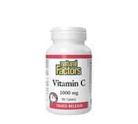Natural Factors Vitamina C de Liberación Prolongada 1000 mg (90 Comprimidos)