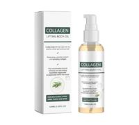 Natural Firming Body Oil - 100ml Lightweight Skin Tightening | Hydrating Moisturizer for Dry Arms Legs, Nourishing for Women, Post-Shower Care, Travel Size Glow for