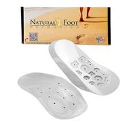 Natural Foot Orthotics Plantilla de soporte de arco | Insertos de zapatos para aliviar la fascitis plantar fabricados en Estados Unidos | Aprobado por podólogos, Blanco, Men's 7-7.5 / Women's 8-8.5