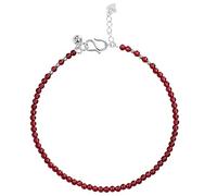 Natural Garnet Anklet Female Summer Small Bell Personality Anklet Ankle Chain Fashion