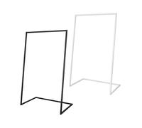 Natural Goods Berlin 1 perchero de metal con forma de L, 160 x 100 x 60 cm, color blanco