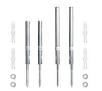 Natural Goods Berlin 2 soportes para tableros de libros, soporte para estanterías oculto, soporte para estantería, soporte para estanterías flotante, estable, montaje en pared, invisible, carga pesada