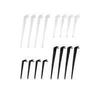 Natural Goods Berlin 4X New ERA Inclinada, Patas de Mesa, Bastidor de Mesa, Mesa de Comedor, Escritorio, Banco, Mesa de Centro, Regulable en Altura (Blanco, 71cm - Mesa de Comedor/Escritorio)