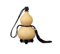 Natural Gourd bottle- Outdoor Water bottleWith Tassel Rope | Chinese Lu Gourd Ornament Outdoor Portable Water bottleWith Stopper Natural Medieval Style Flagons Pendant For Hip