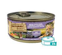 Natural Greatness Gato Lata Complet Codorniz Con Riñones De Cerdo, Zanahoria, Judías Y Tomillo 24 X 170 Gr