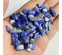 Natural Green Stone Chips No Hole Beads 6-9MM Prehnitese Crystal Gem Irregular Stone For Fish Tank Bonsai Unakit,37 Lapis Lazuli,50G